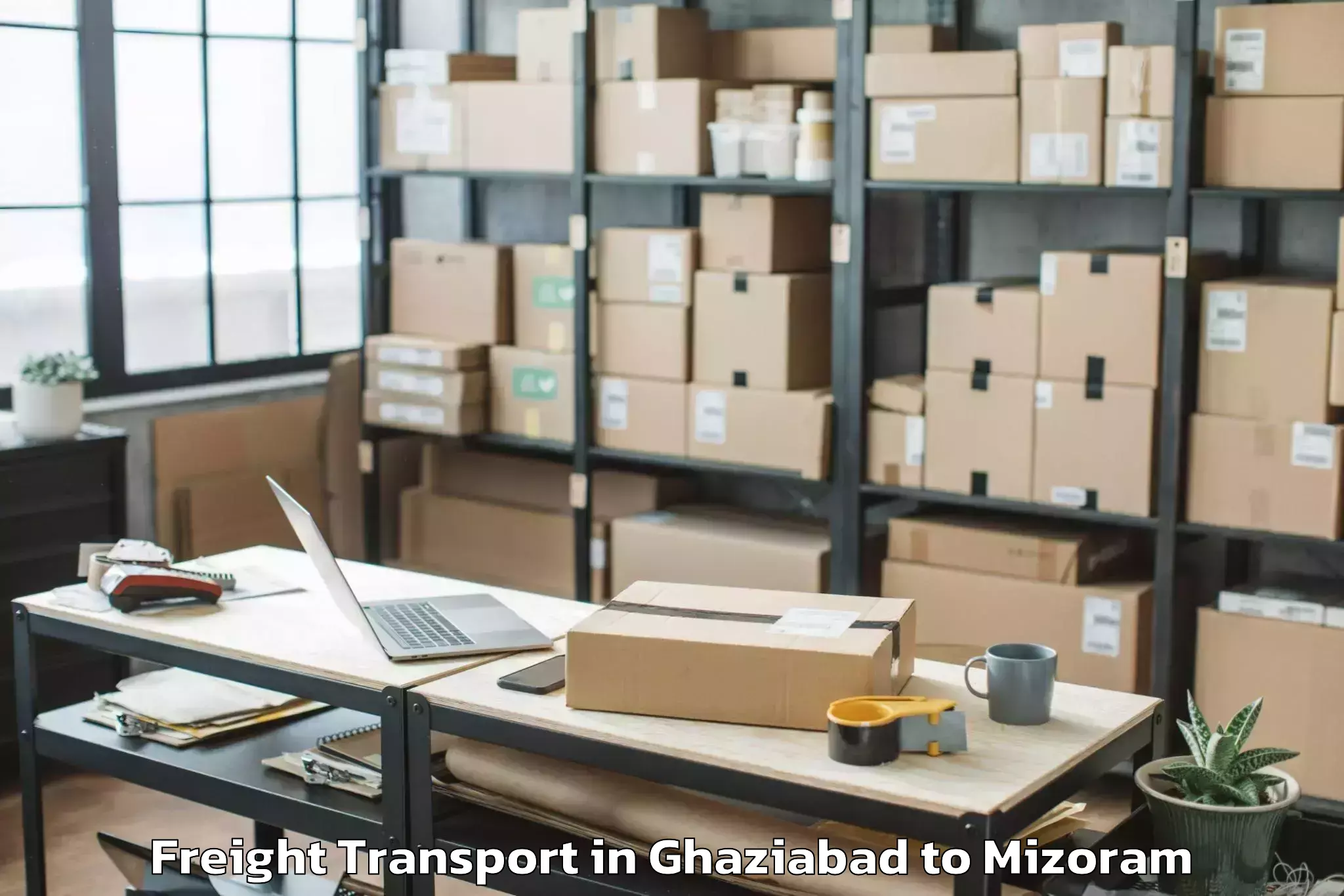 Top Ghaziabad to Lungsen Freight Transport Available